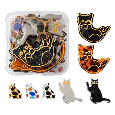 Cat/Kitten Pendant Kit for DIY Jewelry Making Finding Kit DIY-LS0004-04-1