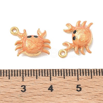 304 Stainless Steel Enamel & Glitter Powder Pendants STAS-Q119-03G-01-1