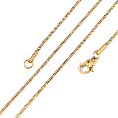 304 Stainless Steel Snake Chains Necklaces STAS-O057-21-1
