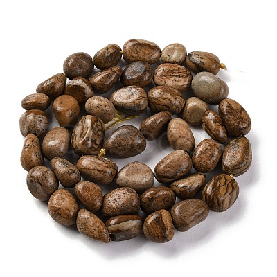 Natural Picture Jasper Beads Strands LS-G-G146-A01-01-1