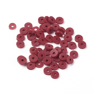 Handmade Polymer Clay Beads CLAY-R067-4.0mm-29-1
