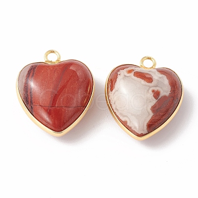 Natural Red Jasper Pendants G-C005-01G-18-1