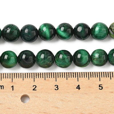 Grade B Natural Tiger Eye Beads Strands X-G-F591-18-8mm-04-1