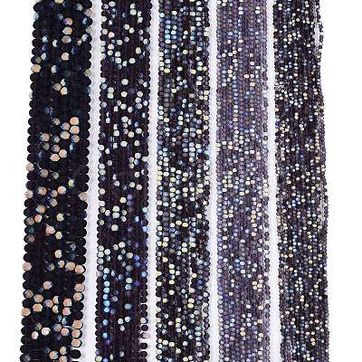 Transparent Glass Beads Strands EGLA-A044-T4mm-MB15-1