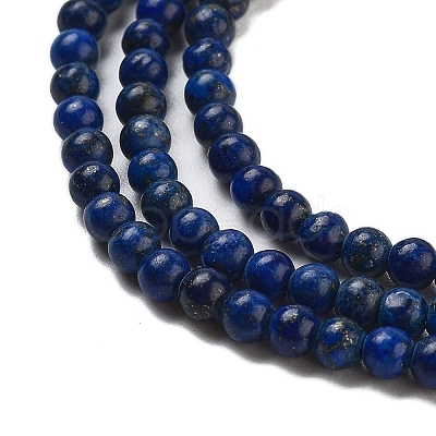 Dyed Natural Lapis Lazuli Beads Strands G-G143-A01-01-1
