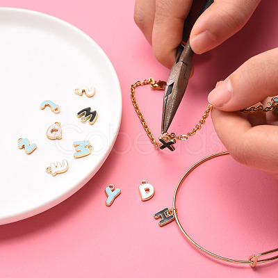 Alloy Enamel Charms ENAM-S125-001C-NR-1