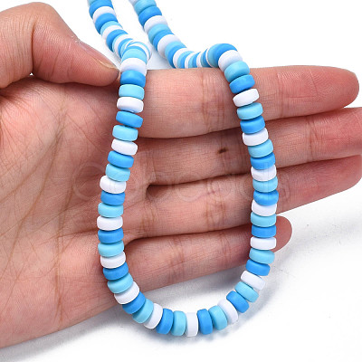 Handmade Polymer Clay Beads Strands CLAY-N008-008T-1