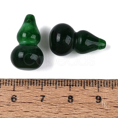 Dyed Natural White Jade Pendants G-Q601-42D-1