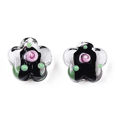 Handmade Bumpy Lampwork Beads LAMP-N024-04A-1