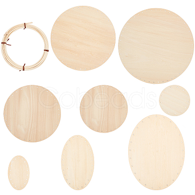 1 Set Wooden Knitting Crochet Bottoms Set WOOD-PH0002-57-1