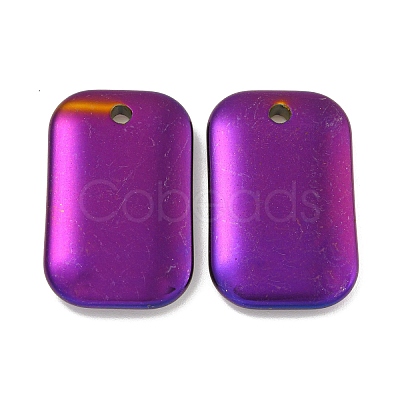 Electroplated Synthetic Non-Magnetic Hematite Pendants G-C136-05B-1