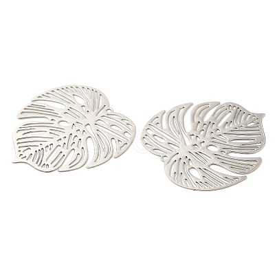 Long-Lasting Plated Brass Filigree Pendants KK-K336-39P-1