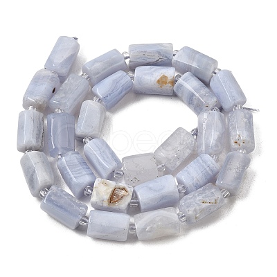 Natural Blue Lace Agate Beads Strands GG-CBA8682-A03-01-1