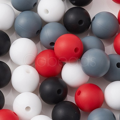 Food Grade Eco-Friendly Silicone Focal Beads SIL-YW0001-13B-1