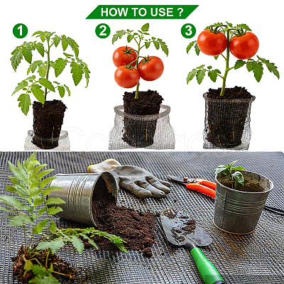 Stainless Steel Mesh Bag Plant Protection Insect Proof Mesh Bag AJEW-WH0410-71-1