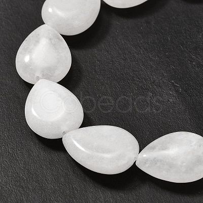 Natural Topaz Jade Beads Strands G-P561-B17-01-1