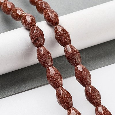 Synthetic Goldstone Beads Strands G-P520-C03-01-1