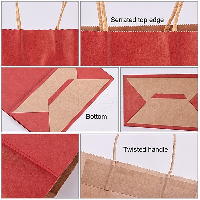 BENECREAT Kraft Paper Bag CARB-BC0001-10-1