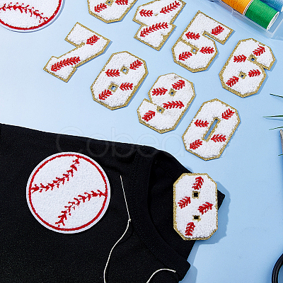 5Pcs Polyester Thread Cloth Patches PATC-DC0001-13-1