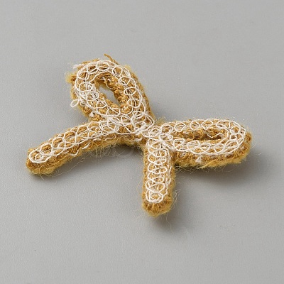 Polyester Cloth Patches PATC-WH0021-026C-1