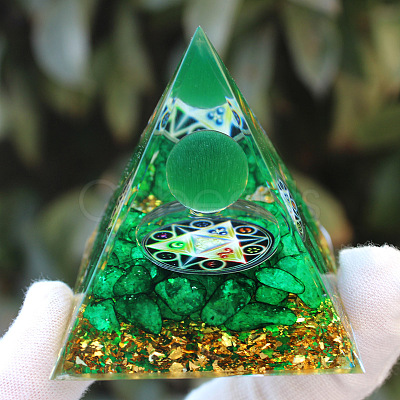 Orgonite Pyramid Resin Energy Generators PW-WG94568-21-1