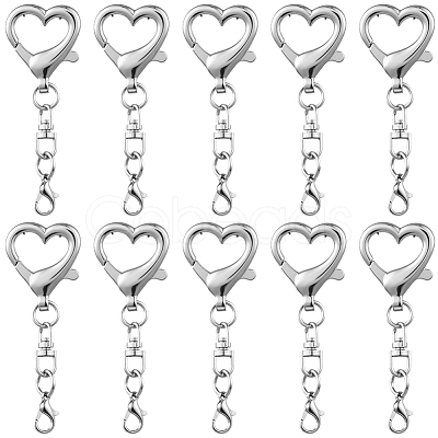 20Pcs Alloy Swivel Clasps FIND-SP0004-29P-1