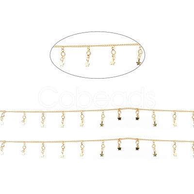 Brass Curb Chains CHC-E024-19G-1
