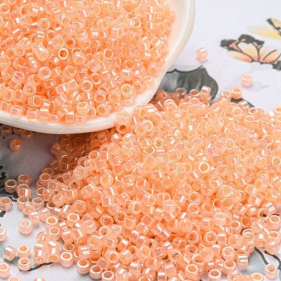 Electroplate Transparent Glass Seed Beads SEED-S042-16A-05-1