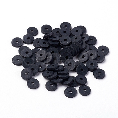 Handmade Polymer Clay Beads CLAY-R067-6.0mm-B42-1