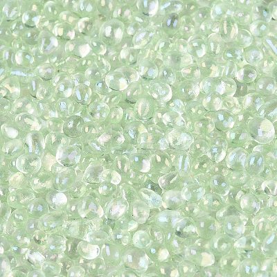 Transparent Electroplate Glass Beads EGLA-Q138-01C-1