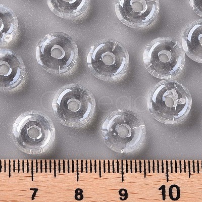 Transparent Colours Luster Glass Round Beads SEED-S045-002A-D01-1