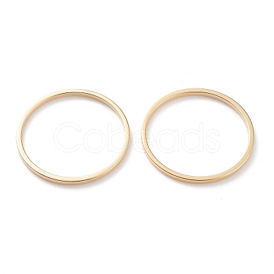 Brass Linking Rings X-KK-Y003-03G-G-1