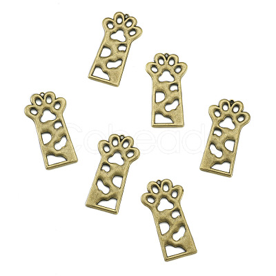Open Back Bezel Pendants X-PALLOY-TAC0010-08AB-1