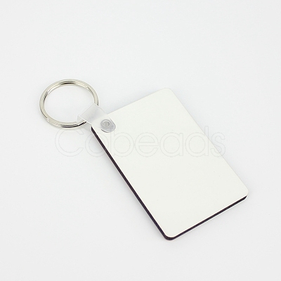 Sublimation Double-Sided Blank MDF Keychains ZXFQ-PW0001-050-1