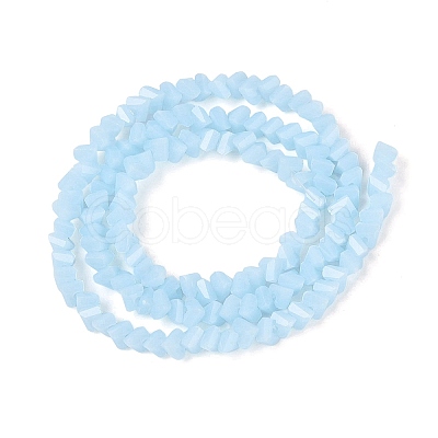 Opaque Glass Beads Strands GLAA-N019-3mm-16-1