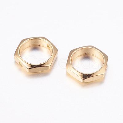 Brass Bead Frames KK-F714-10G-1