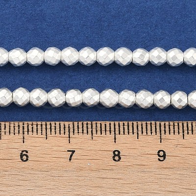 Electroplated Synthetic Non-Magnetic Hematite Beads Strands G-U003-13B-1