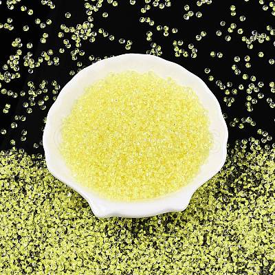 8/0 Inside Colours Transparent Glass Seed Beads X1-SEED-T007-06C-1