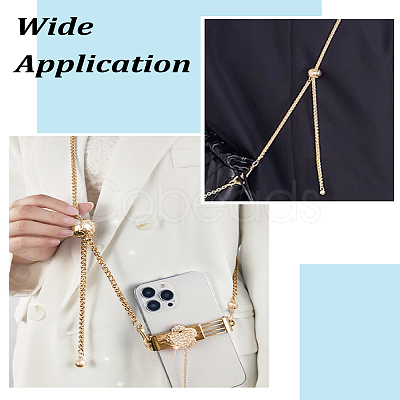1Pc Adjustable Alloy Wheat Chain Bag Handles FIND-LP0002-72-1