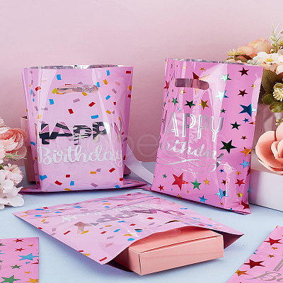 20Pcs 2 Styles Aluminum Film Plastic Bags ABAG-LP0001-53-1