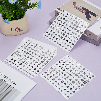 PVC Self-adhesive Stickers DIY-GF0013-33-1