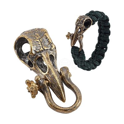 Brass EDC Beads FIND-WH0127-81AB-1