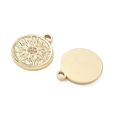304 Stainless Steel Pendants Rhinestone Settings SA-CBA3037-03G-1