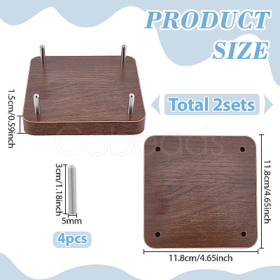 MDF Sport Ball Display Stands with Metal Support ODIS-WH0099-282-1