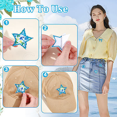 41Pcs Cotton Clothing Patches PATC-NB0001-56B-1
