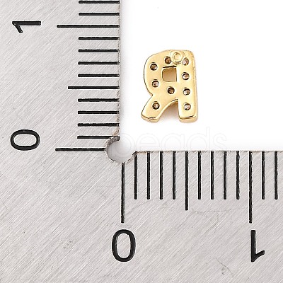 Rack Plating Brass Micro Pave Cubic Zirconia Cabochons KK-F874-04G-R-1