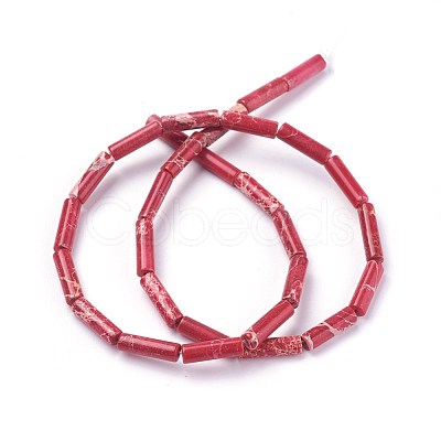 Natural Imperial Jasper Beads Strands G-E508-04A-1