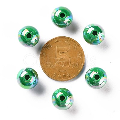 Opaque Acrylic Beads MACR-S370-D10mm-24-1