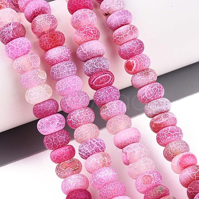 Natural Weathered Agate Beads Strands G-N357-13A-03-1