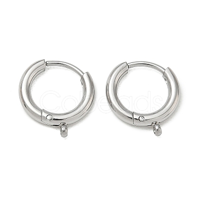 304 Stainless Steel Huggie Hoop Earring Findings SA-CBA1CA2-11P-1